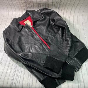 m002 G3 DIESEL ディーゼル ブルゾン ブラック 黒 レザージャケット サイズL 洋服