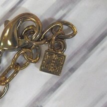 f002 Z1 ジバンシイ GIVENCHY アクセサリー ネックレス ラインストーン×ゴールドカラー ネコポス385円_画像7