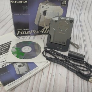 f002 D3 3.富士フィルム FUJIFILM デジカメ FinePIx6800Z シルバー コンパクトデジタルカメラ ACアダプター欠品 元箱 ジャンク