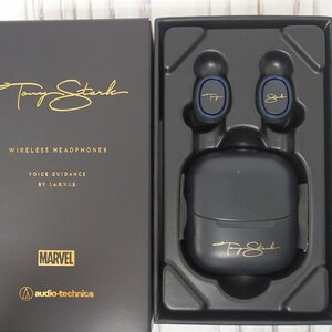 f002 Y2 美品 オーディオテクニカ audio-technica ATH-CK3TW TS MARVEL Tony Stark モデル Bluetooth ワイヤレスイヤホン 動作確認済み