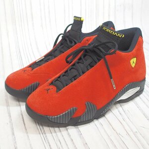 f002 E2 26.5cm AIR JORDAN 14 AJ14 RETRO 654459-670 エア ジョーダン 14 レトロ フェラーリ メンズ スニーカー 保管品