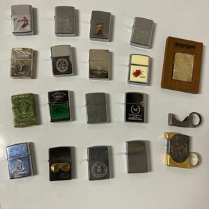 ZIPPO オイルライター ジッポー ジッポ ライター 1980年代初期含むおまとめ18個　おまけ付き　バラ売り不可です