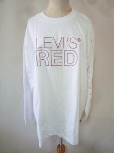 (680)未使用 LEVI'S RED ロングスリーブ カットソー ロゴTシャツ