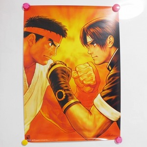 【非売品】B2ポスター SNK VS. CAPCOM 激突カードファイターズ 頂上決戦最強ファイターズ 西村きぬ 販促 ポスター 当時物 (P-91)