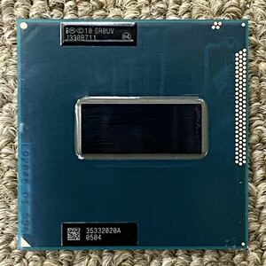 インテル Intel Core i7-3740QM 2.7GHz TDP45W クアッドコアモバイルCPUプロセッサーソケット G2 SR0UV 中古 動作確認済