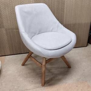 MOMO natural モモナチュラル M-ROUND CHAIR モールドラウンドチェア ファブリック