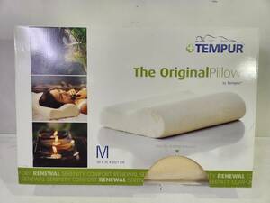 □[未使用品]TEMPUR テンピュール THE originial pillow M 低反発枕 オリジナルピロー 50×31×10 