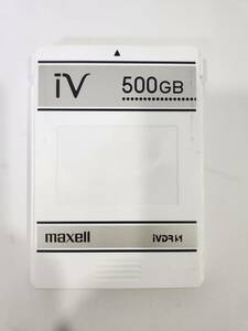 □maxell ivdr-s規格対応リムーバブルディスク 500GB ホワイトmaxell カセットハードディスク iV アイヴィ M-VDRS500G.C