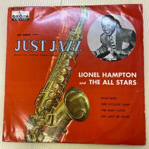 【同梱可】　☆　ライオネル・ハンプトン LIONEL HAMPTON ALL STARS 　☆　Just Jazz ジャスト・ジャズ(LP)　★ DECCA JDL-6056