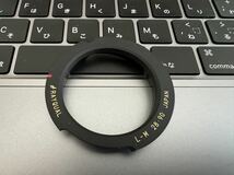 RAYQUAL M/L変換リング ライカLレンズ/ライカMボディ用 28/90mm 半欠きタイプ ブラック 豪華おまけ付_画像1