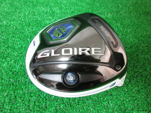 6608【TaylorMade】GLOIRE F 1W 10度 ヘッド単品 ヘッドカバー,レンチ付き 小さな凹みあり テーラーメイド グローレF ドライバー 中古品