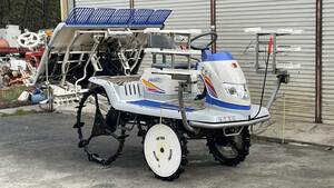 イセキ Rice Planter 5条植 PZ50 さなえ 13.5馬力 336hours Power steering 自動水平　ロータリー式 Zロータ Zターン【清掃・備済】