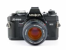 04372cmrk MINOLTA X-700 + MD ROKKOR 50mm F1.4 MF一眼レフカメラ 標準レンズ MDマウント_画像1