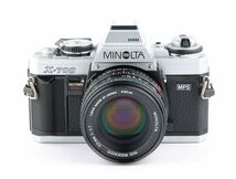 04473cmrk MINOLTA X-700 + MD ROKKOR 50mm F1.7 MF一眼レフカメラ 標準レンズ MDマウント_画像1
