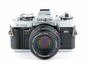 04473cmrk MINOLTA X-700 + MD ROKKOR 50mm F1.7 MF一眼レフカメラ 標準レンズ MDマウント