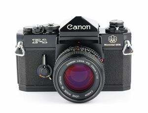 04477cmrk Canon F-1 モントリオール 1976年 オリンピックモデル FD 50mm F1.4 MF一眼レフ フイルムカメラ