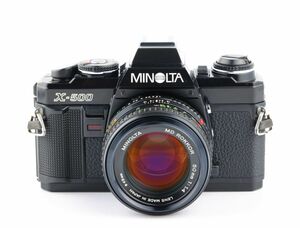 04564cmrk MINOLTA X-500 + MD ROKKOR 50mm F1.4 MF一眼レフカメラ 標準レンズ