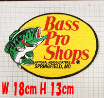 BassProShops バスプロショップ ワッペン パッチ W18cm H13cm 送料無料　_画像1