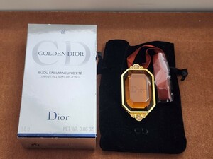 ★未使用品　美品★Christian　Dior　クリスチャンディオール　 ゴールデンディオール　166 ゴールドグリッター　　リップカラー
