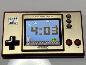 1円スタート　Nintendo 任天堂　ゲームウォッチ　GEME＆WATCH　スーパーマリオ SUPER MARIO BROS　本体のみ