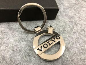 ★ボルボ VOLVO★ キーホルダー 金属製 車のロゴ キーリング 高級感 車鍵アクセサリー