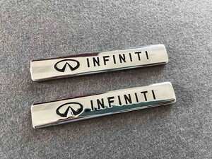 * Infinity INFINITI*F24* металл стикер эмблема переводная картинка 2 шт. комплект автомобильный оборудование орнамент plate наклейка оборудование орнамент scratch ...