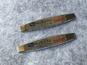 ★スバル SUBARU★23★ 金属ステッカー エンブレム デカール 2枚セット 車用装飾 プレート スクラッチを隠す シール装飾