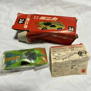 新品未使用　36 カラボ　当時物 マテル ミニカ ホットウィール HOT WHEELS redline MATTEL CARABO 赤箱　レトロ vintage