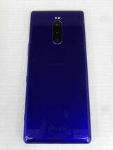 SONY　Xperia1　 802SO 　64GB　パープル　本体のみ　ソフトバンク　〇_画像2