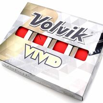 K04180 新品 Volvik/VIVID ゴルフボール 1ダース(12球) レッド ボルビック _画像1