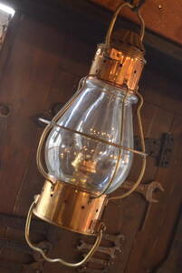 昭和レトロ　昭和40年7月製造　ランタン ニッセン マリン ランプ ボートランプ1型 日本船燈 BOAT LAMP NISSEN MARINE LAMP 灯油　真鍮製 