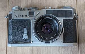 ◆Nikon フィルムカメラ ニコン SP 本体+レンズ W-NIKKOR 1:1.8 f=3.5cm 動作未確認