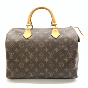 LOUIS VUITTON ルイヴィトン M41526 スピーディ30 モノグラム ブラウン ミニボストン 旧型 ハンドバッグ ビス取れ レディース 管理RT36055