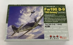 プラッツ PLATZ 1/144 Fw190 D-9 1945 Germany 2機入り 戦闘機 ドイツ 未使用品