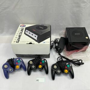 ○143○ ゲームキューブ Nintendo 任天堂 ニンテンドー コントローラー GAMECUBE DOL-001 ブラック　動作未確認　ジャンク品 