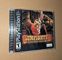 GUNFIGHTER THE LEGEND OF JESSE JAMES　国内未発売　海外　北米版　レア　PS1　_画像1