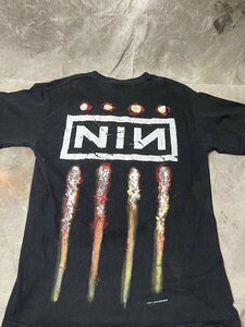 90'S ヴィンテージ TEE Nine Inch Nails THE DOWNWARD SPIRAL Ｍ&O Tシャツ　バンT