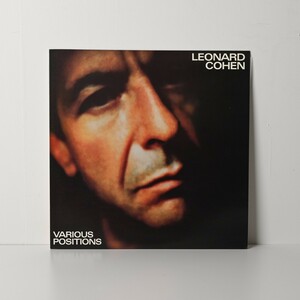 【LEONARD COHEN】LP「Various Positions」レナード・コーヘン 哀しみのダンス レコード 12インチ 洋楽 カナダ シンガーソングライター