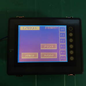 Fuji 富士電機 タッチパネル モニタッチ プログラマブル表示器V6シリーズ 5.7型 320×240 24V Ⅴ606iM10M 通電確認済み（17）の画像3