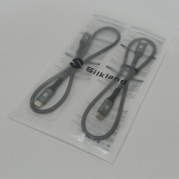 Silkland USBC to USBC ケーブル 0.5M 2本セット