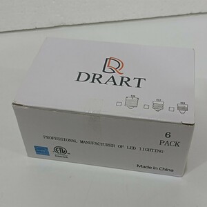 DRART LED スポットライト LED電球 E17 電球色 2700K ハロゲン電球 65W相当 PSE認証 6個セット y1101-1