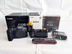 ☆美品☆ Canon キヤノン EOS R ボディ+ バッテリーグリップBG-E22 