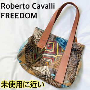 ★未使用に近い★ Roberto Cavalli FREEDOM/ロベルトカヴァリ フリーダム バッグ 