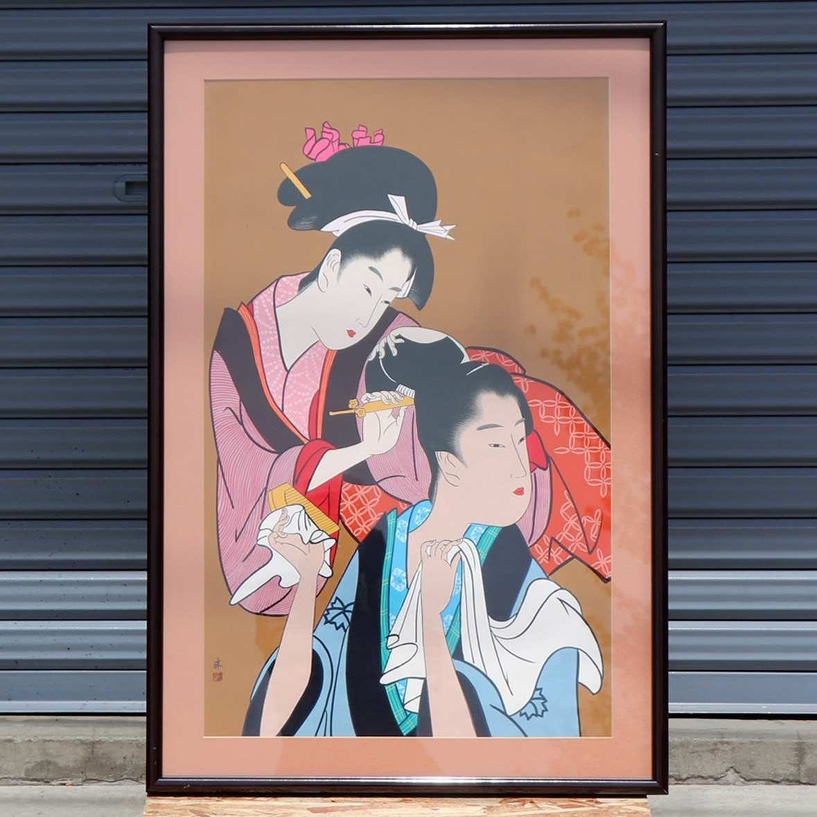 Kimura Yutaka, hand-painted, ukiyo-e, No. 200708-312, package size 160, Painting, Ukiyo-e, Prints, Portrait of a beautiful woman
