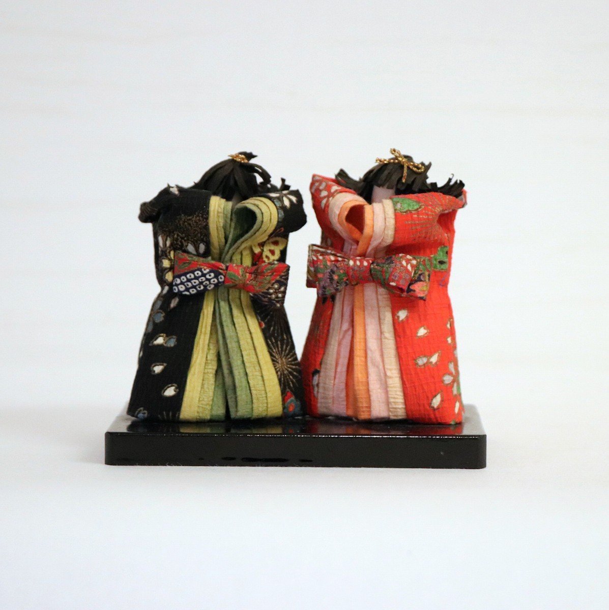 Paper doll/Hina doll/miniature/with pedestal/No.200813-08/packing size 60, season, Annual event, Doll's Festival, Hina doll