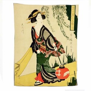 Art hand Auction Ukiyo-e, Kikugawa Eizan, Amanogawa, Porträt schöner Frauen, Nr. 200201-27, Packungsgröße 60, Malerei, Ukiyo-e, Drucke, Portrait einer schönen Frau