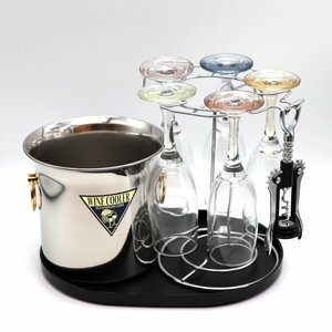  peace flat f lens * wine cooler * wine opener * wine glass * glass stand *No.200902-094* packing size 100