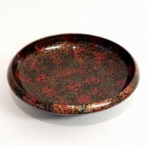 津軽塗（唐塗）バカ塗り・菓子器・No.200724-60・梱包サイズ80_画像3