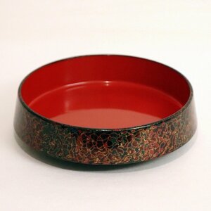 津軽塗（唐塗）バカ塗り・菓子器・No.200706-01・梱包サイズ60