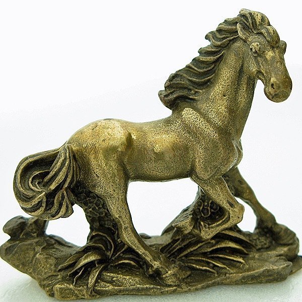 Figurine de cheval･No.140526-04･Taille du paquet 60, œuvres faites à la main, intérieur, marchandises diverses, ornement, objet
